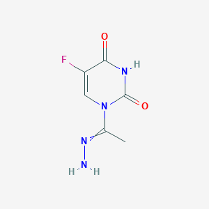 5-Fluoro-1-(1-hydrazinylideneethyl)pyrimidine-2,4(1H,3H)-dione