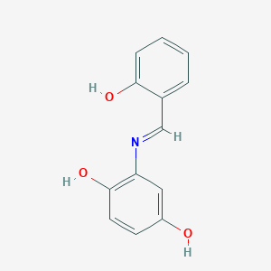 6-[(2,5-Dihydroxyanilino)methylidene]cyclohexa-2,4-dien-1-one