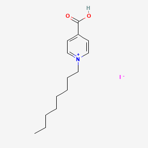 molecular formula C14H22INO2 B1430605 Pyridinium, 4-carboxy-1-octyl-, iodide CAS No. 683228-06-0