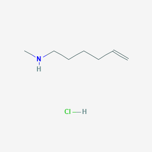 molecular formula C7H16ClN B1430609 N-Methylhex-5-en-1-amine hydrochloride CAS No. 862175-17-5