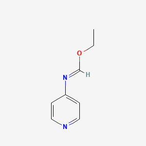 molecular formula C8H10N2O B1430611 Ethyl pyridin-4-ylmethanimidate CAS No. 16705-92-3