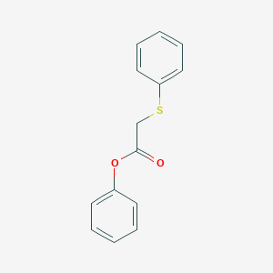 Acetic acid, (phenylthio)-, phenyl ester