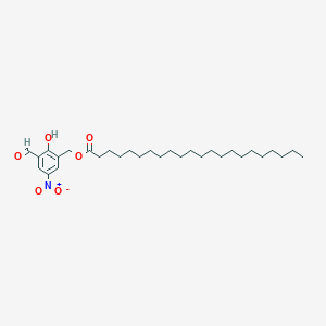 (3-Formyl-2-hydroxy-5-nitrophenyl)methyl docosanoate