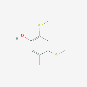 5-Methyl-2,4-bis(methylsulfanyl)phenol