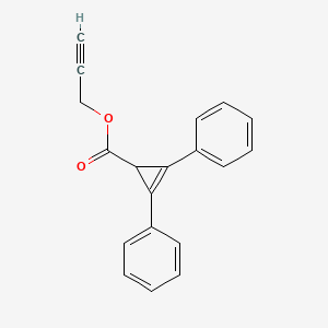 Prop-2-yn-1-yl 2,3-diphenylcycloprop-2-ene-1-carboxylate