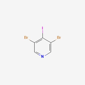 molecular formula C5H2Br2IN B1430625 3,5-二溴-4-碘吡啶 CAS No. 1214383-75-1