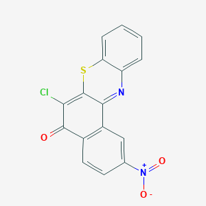 6-Chloro-2-nitro-5H-benzo[a]phenothiazin-5-one