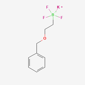molecular formula C9H11BF3KO B1430626 三氟硼酸钾（2-(苯甲氧基)乙基） CAS No. 1408168-73-9