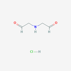 2-(2-Oxoethylamino)acetaldehyde;hydrochloride