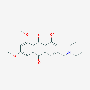 3-[(Diethylamino)methyl]-1,6,8-trimethoxyanthracene-9,10-dione