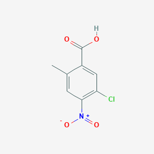 molecular formula C8H6ClNO4 B1430629 5-氯-2-甲基-4-硝基苯甲酸 CAS No. 1401423-30-0