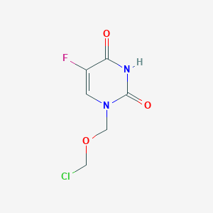 1-[(Chloromethoxy)methyl]-5-fluoropyrimidine-2,4(1H,3H)-dione