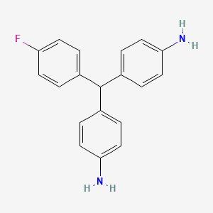 Benzenamine, 4,4'-[(4-fluorophenyl)methylene]bis-