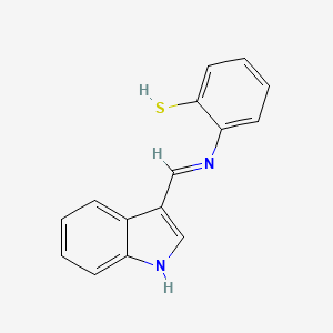 2-{[(3H-Indol-3-ylidene)methyl]amino}benzene-1-thiol