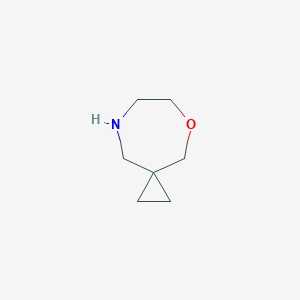 molecular formula C7H13NO B1430637 5-Oxa-8-azaspiro[2.6]nonane CAS No. 220687-59-2