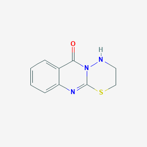 3,4-Dihydro-2H,6H-[1,3,4]thiadiazino[2,3-b]quinazolin-6-one