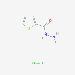 molecular formula C5H7ClN2OS B1430666 噻吩-2-碳酰肼盐酸盐 CAS No. 1803610-91-4