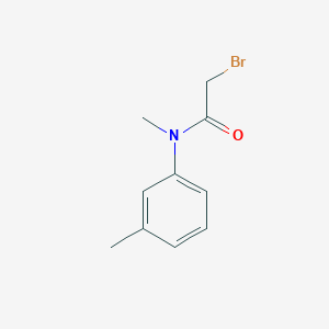 Acetamide, 2-bromo-N-methyl-N-(3-methylphenyl)-