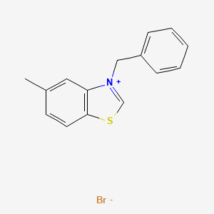 3-Benzyl-5-methyl-1,3-benzothiazol-3-ium bromide