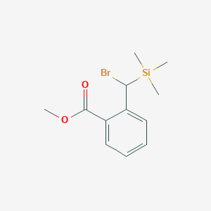 Methyl 2-[bromo(trimethylsilyl)methyl]benzoate