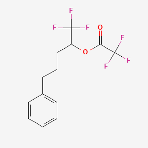 1,1,1-Trifluoro-5-phenylpentan-2-yl trifluoroacetate