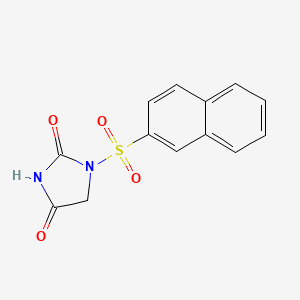 1-(Naphthalene-2-sulfonyl)imidazolidine-2,4-dione