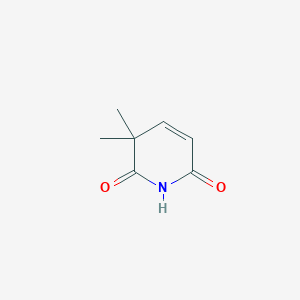 molecular formula C7H9NO2 B1430693 3,3-Dimethyl-1,2,3,6-tetrahydropyridine-2,6-dione CAS No. 10411-16-2