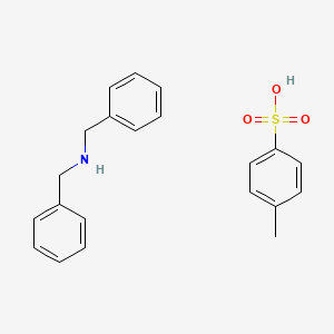 N-benzyl-1-phenylmethanamine;4-methylbenzenesulfonic acid