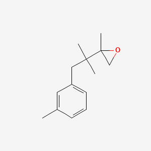 2-Methyl-2-[2-methyl-1-(3-methylphenyl)propan-2-yl]oxirane