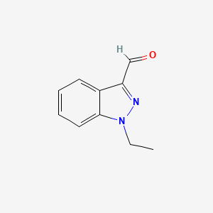 B1430697 1-ethyl-1H-indazole-3-carbaldehyde CAS No. 1554135-70-4