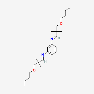 (1E,1'E)-N,N'-(1,3-Phenylene)bis[2-(butoxymethyl)-2-methylpropan-1-imine]