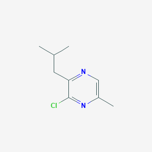 3-Chloro-5-methyl-2-(2-methylpropyl)pyrazine