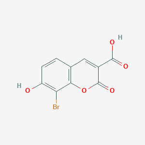 8-Bromo-7-hydroxy-2-oxo-2H-1-benzopyran-3-carboxylic acid