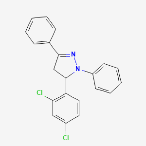 5-(2,4-Dichlorophenyl)-1,3-diphenyl-4,5-dihydro-1H-pyrazole