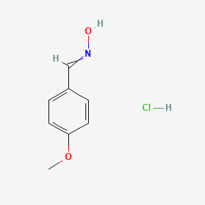 N-[(4-methoxyphenyl)methylidene]hydroxylamine;hydrochloride