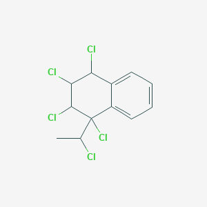 1,2,3,4-Tetrachloro-1-(1-chloroethyl)-1,2,3,4-tetrahydronaphthalene