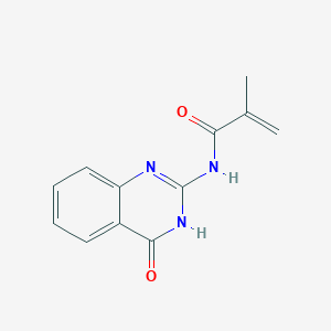 2-Methyl-N-(4-oxo-1,4-dihydroquinazolin-2-yl)prop-2-enamide