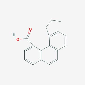 molecular formula C18H16O2 B14307139 5-Propylphenanthrene-4-carboxylic acid CAS No. 114116-12-0