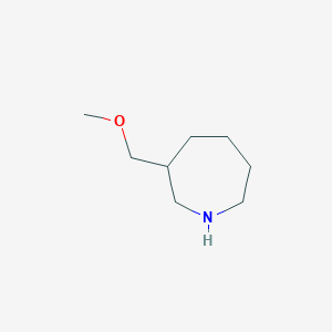 molecular formula C8H17NO B1430715 3-(Methoxymethyl)azepane CAS No. 1566574-76-2