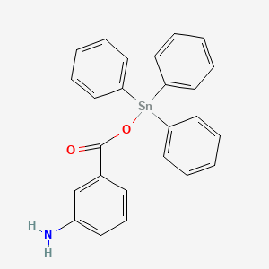 3-{[(Triphenylstannyl)oxy]carbonyl}aniline