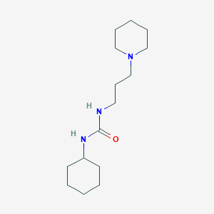 N-Cyclohexyl-N'-[3-(piperidin-1-yl)propyl]urea