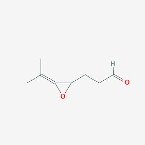 3-[3-(Propan-2-ylidene)oxiran-2-YL]propanal