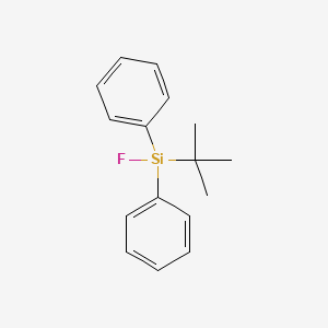 molecular formula C16H19FSi B14307194 Silane, (1,1-dimethylethyl)fluorodiphenyl- CAS No. 113352-65-1