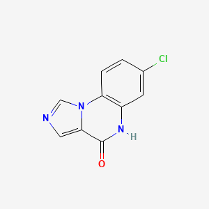 molecular formula C10H6ClN3O B1430720 7-Chloroimidazo[1,5-a]quinoxalin-4-ol CAS No. 847900-54-3