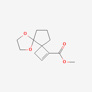 Methyl 6,9-dioxadispiro[3.0.4~5~.3~4~]dodec-1-ene-1-carboxylate