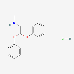 N-methyl-2,2-diphenoxyethanamine;hydrochloride