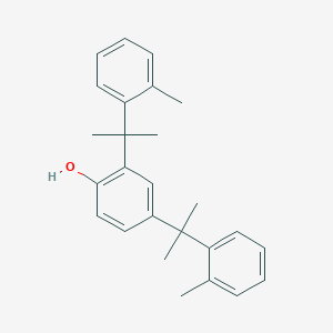 molecular formula C26H30O B14307233 2,4-Bis[2-(2-methylphenyl)propan-2-yl]phenol CAS No. 111481-95-9