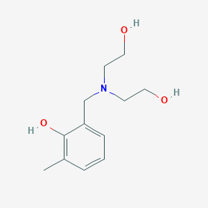 2-{[Bis(2-hydroxyethyl)amino]methyl}-6-methylphenol