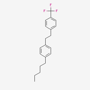 Benzene, 1-[2-(4-pentylphenyl)ethyl]-4-(trifluoromethyl)-