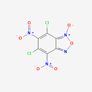 2,1,3-Benzoxadiazole, 4,6-dichloro-5,7-dinitro-, 3-oxide